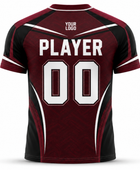 Custom Maroon Rugby Fanwear Shirt | Wholesale Team Store Supporter Shirt