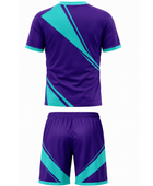 Purple & Teal ESports Uniform – Team Gaming Performance Jersey & Shorts, Wholesale Bulk, Low MOQ