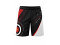 Black, White & Red Archery Shorts – Bulk Team Shorts, Low MOQ, Wholesale Performance Sportswear