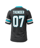 Black Custom Football Jersey – Wholesale In-House Bulk Team Uniform, Low MOQ, B2B Performance Apparel