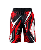 Red, Black & White ESports Shorts – Team Gaming Performance Wear, Wholesale Bulk, Low MOQ