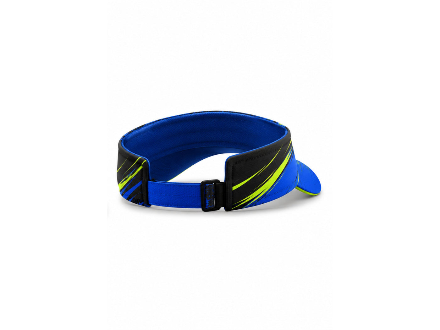 Custom Pickleball Visor | Wholesale Pickleball Team Visor | Royal Blue Black Lime Green | Apparels Bridge