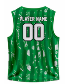 Green Custom Basketball Sublimated Jersey – Wholesale Bulk Team Kit, Low MOQ, B2B Performance Apparel