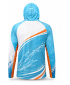 Custom Fishing Hoodie | Wholesale Performance Fishing Hoodie | Blue White Marlin | Apparels Bridge