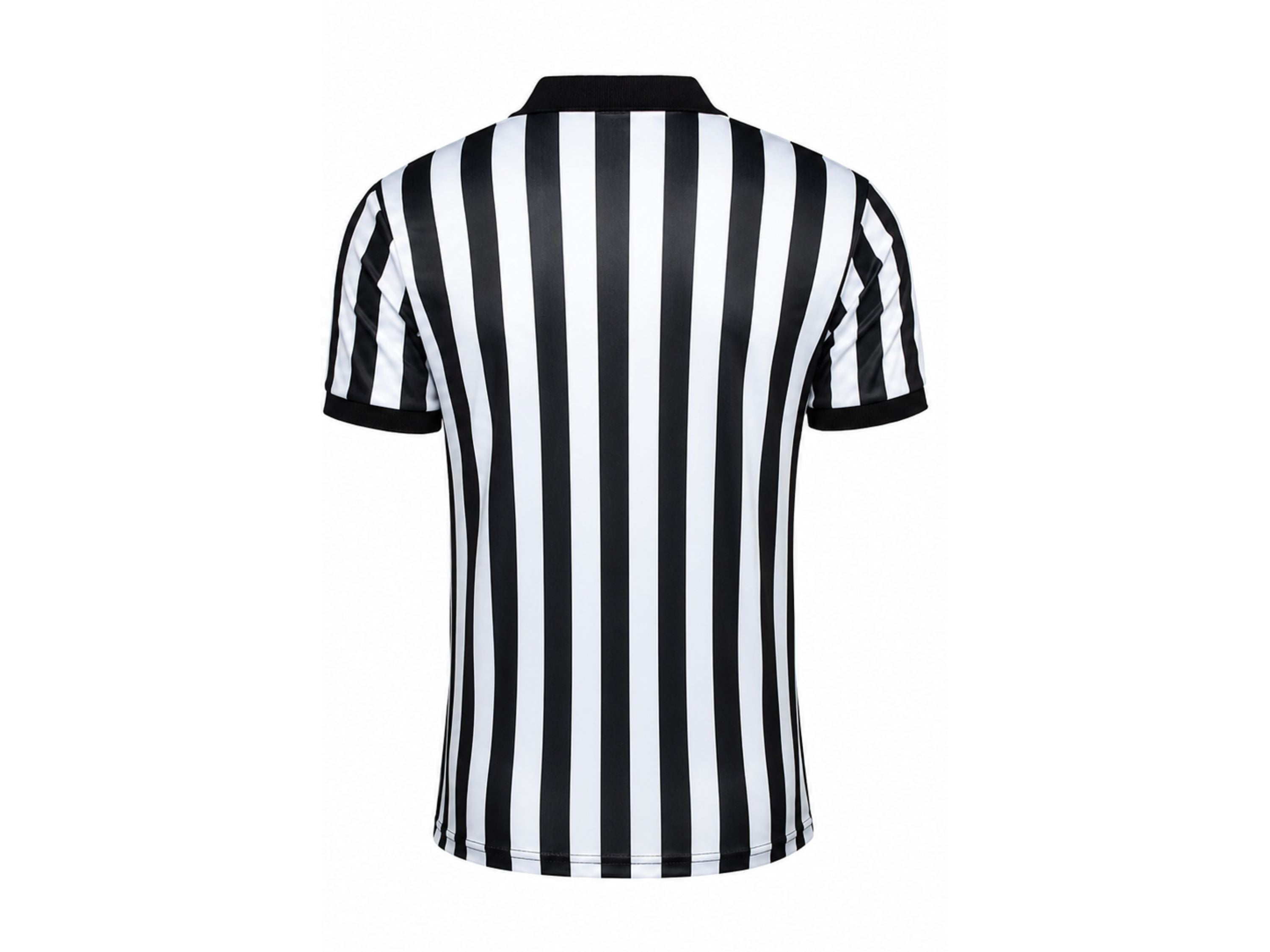Custom Black White Basketball Referee Shirt | Wholesale Polo Officials Uniform