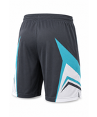 Black & Blue Custom Football Shorts – Wholesale Bulk Team Uniform, Low MOQ, B2B Performance Apparel