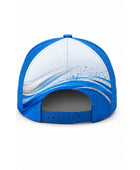 Custom Fishing Cap | Wholesale Fishing Team Hat | Blue White Marlin | Apparels Bridge