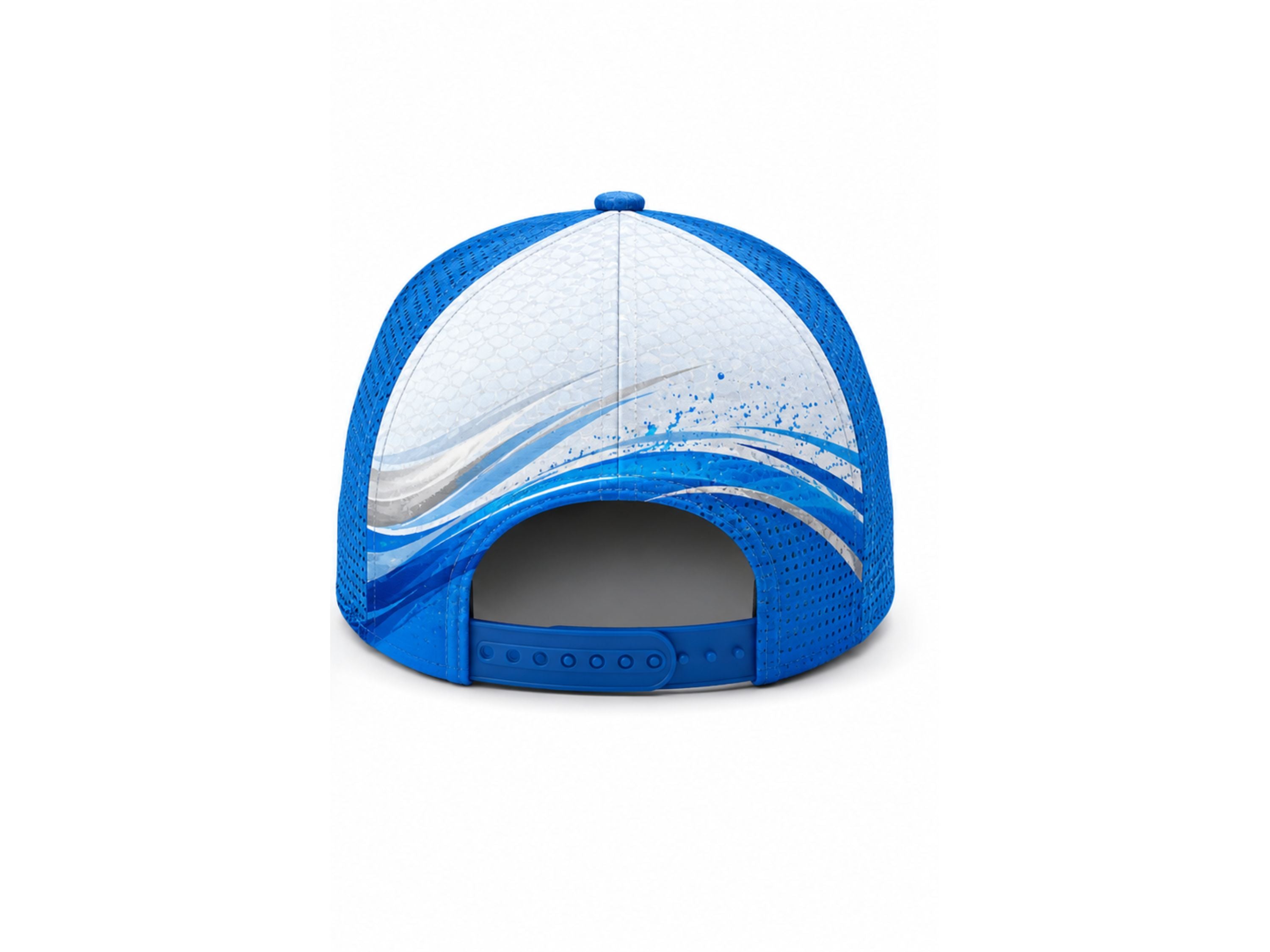 Custom Fishing Cap | Wholesale Fishing Team Hat | Blue White Marlin | Apparels Bridge
