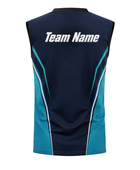 Navy & Teal Ping Pong Jersey – Team Table Tennis Performance Wear, Wholesale Bulk, Low MOQ
