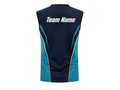Navy & Teal Ping Pong Jersey – Team Table Tennis Performance Wear, Wholesale Bulk, Low MOQ