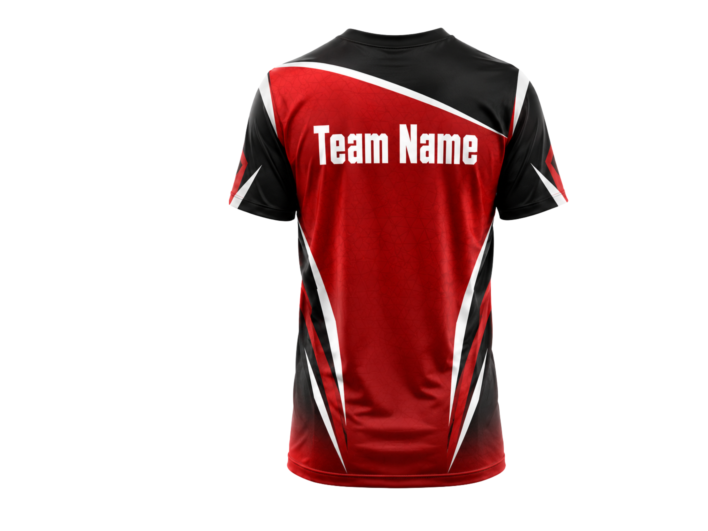 Red & Black Chase Tag Jersey – Wholesale Performance Sportswear, Low MOQ, Bulk Team Training Kit