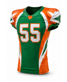 Custom Green Orange American Football Jersey | Wholesale Team Uniform Jersey