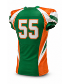 Custom Green Orange American Football Jersey | Wholesale Team Uniform Jersey
