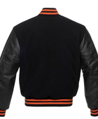 B2B Custom Black Classic Varsity Jacket Winter Jacket Low MOQ