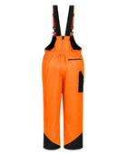 Chainsaw Bib and Brace Orange/Black B2B Arborist and Forestry Workwear Buyers