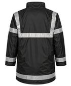 Work-Guard Management Coat B2B Low MOQ Reflective Waterproof Coat Black Workwear