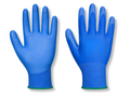 Palm Glove for Security B2B Low MOQ Palm-Coated Gloves Blue Workwear