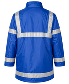 Management Coat for Low MOQ Bulk Orders – Waterproof Reflective Workwear Jacket in Blue