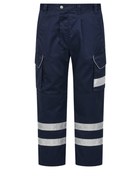 Ilfracombe Reflective Cargo Work Trousers B2B Low MOQ Cargo Uniform Blue Workwear