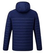 B2B Carpet Fitter Hooded Jacket Navy Custom Flooring Workwear Low MOQ