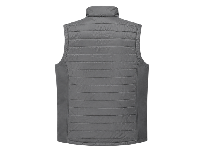 B2B Carpet Fitter Quilted Trade Bodywarmer Grey Low MOQ Workwear