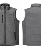 B2B Carpet Fitter Quilted Trade Bodywarmer Grey Low MOQ Workwear