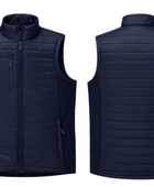 B2B Carpet Fitter Quilted Trade Bodywarmer Navy Workwear Low MOQ