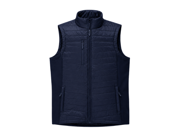 B2B Carpet Fitter Quilted Trade Bodywarmer Navy Workwear Low MOQ