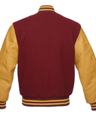 Custom Classic Varsity Jacket B2B Winter Jacket Red/Yellow