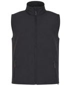 B2B Soft Shell Gilet Charcoal Grey Low MOQ Custom Hairdressing Workwear