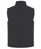 B2B Soft Shell Gilet Charcoal Grey Low MOQ Custom Hairdressing Workwear