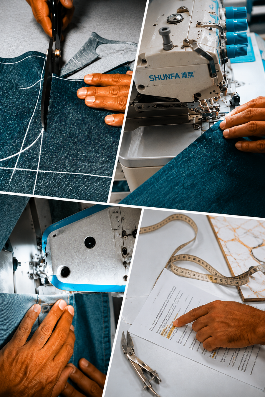 Denim and Rhinestone Work