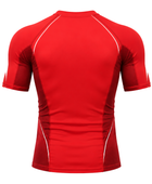 Custom Red Short Sleeve Football Compression Shirt | Wholesale Teamwear