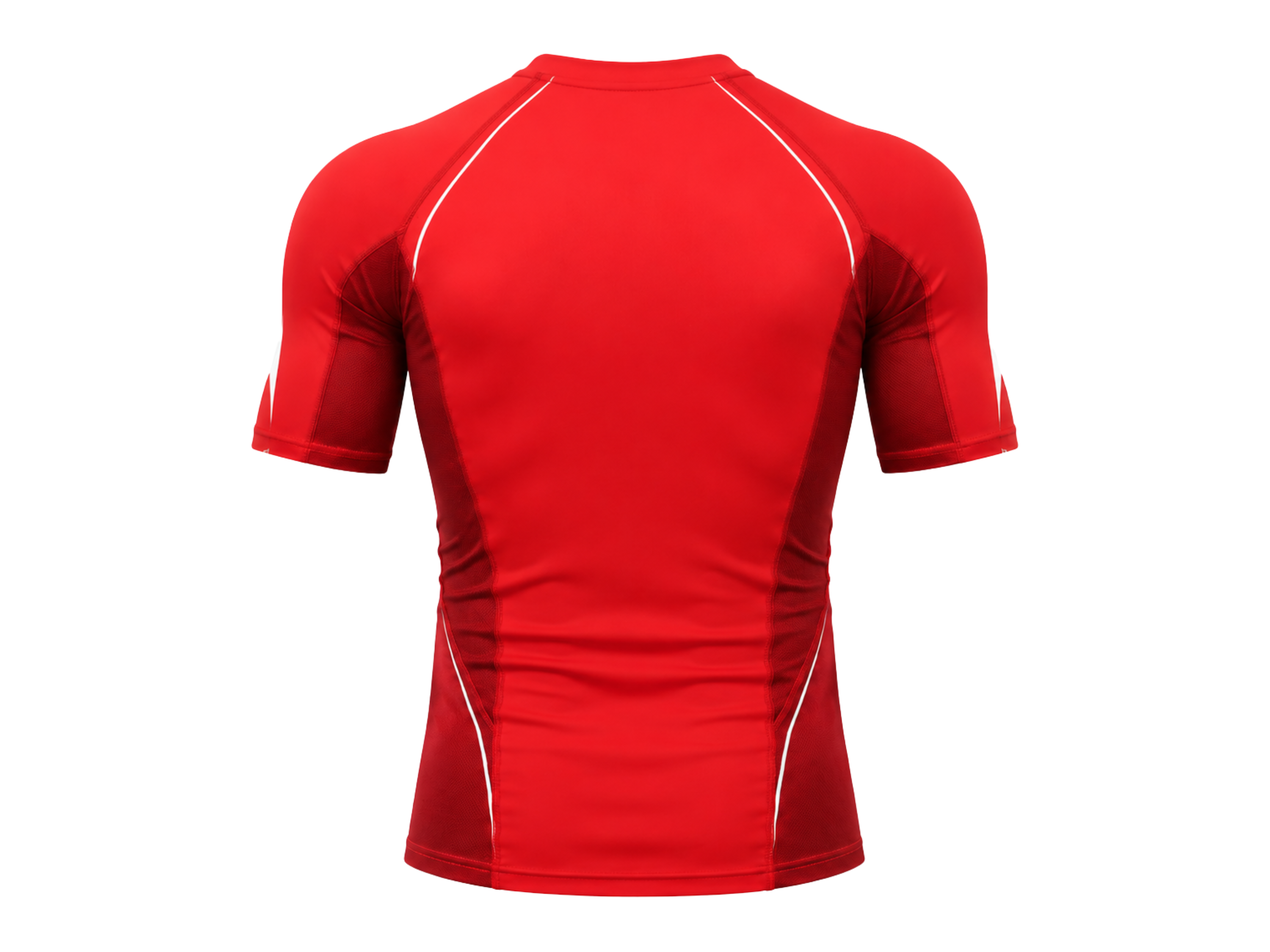 Custom Red Short Sleeve Football Compression Shirt | Wholesale Teamwear