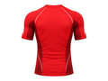 Custom Red Short Sleeve Football Compression Shirt | Wholesale Teamwear