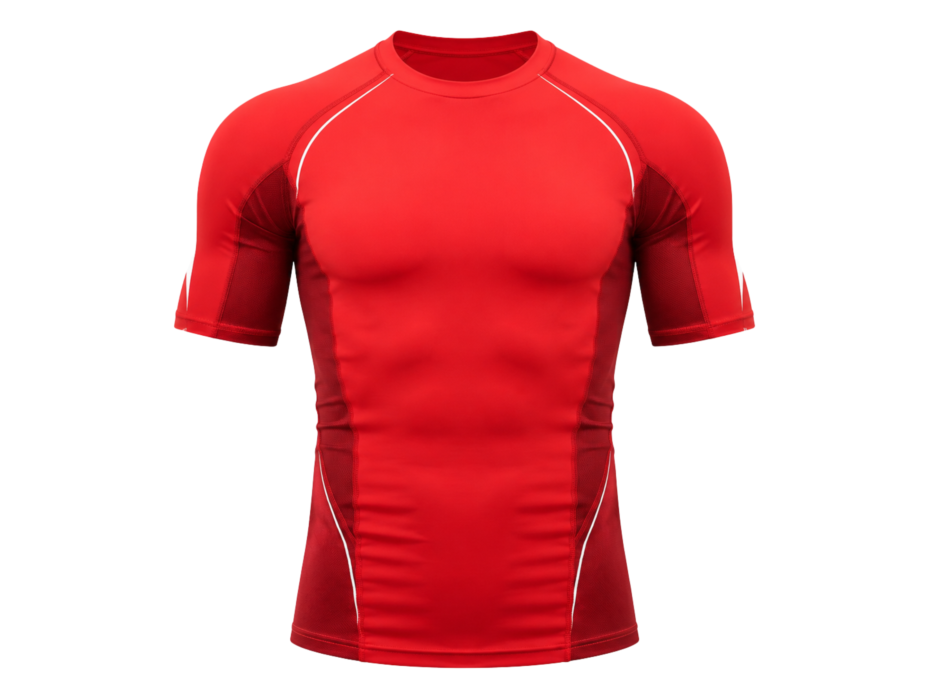 Custom Red Short Sleeve Football Compression Shirt | Wholesale Teamwear