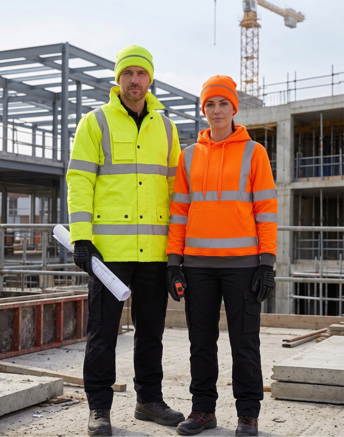 Professional construction workwear for demanding sites