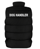Dog Handler Printed Bodywarmer B2B Low MOQ Reflective Uniform Vest Black Workwear