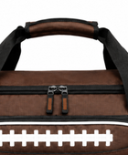 Custom Brown Black American Football Duffel Bag | Wholesale Team Gear Bag