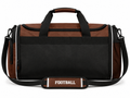 Custom Brown Black American Football Duffel Bag | Wholesale Team Gear Bag