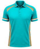Custom Teal Football Coach Polo Shirt | Wholesale Sideline Teamwear Apparel
