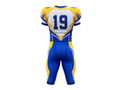 Custom Yellow Blue American Football Uniform | Wholesale Team Jersey and Pants
