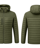 B2B Carpet Fitter Hooded Jacket Olive Low MOQ Custom Flooring Workwear Manufacturer