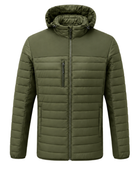B2B Carpet Fitter Hooded Jacket Olive Low MOQ Custom Flooring Workwear Manufacturer