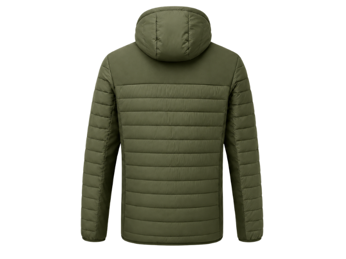 B2B Carpet Fitter Hooded Jacket Olive Low MOQ Custom Flooring Workwear Manufacturer