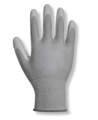 PU Palm Glove for Security B2B Low MOQ Palm-Coated Gloves Grey Workwear