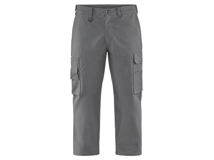 Security Cargo Trousers B2B Low MOQ Multi-Pocket Cargo Uniform Grey Workwear front design preview