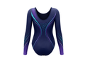 Custom Competition Gymnastics Leotard | Wholesale Gym Team Leotard | Navy Teal | Apparels Bridge