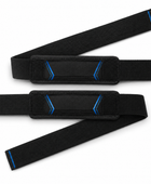 Custom Powerlifting Wrist Straps | Wholesale Weightlifting Wrist Wraps | Black Blue | Apparels Bridge