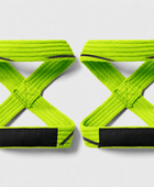 Custom Powerlifting Wrist Straps | Wholesale Weightlifting Lifting Straps | Lime Green Black | Apparels Bridge
